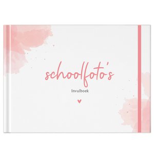 Fyllbooks My school photo book - Watercolor Pink