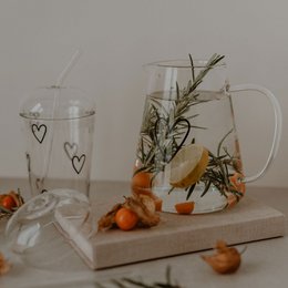 Theepot hart (VE = 4 stuks)