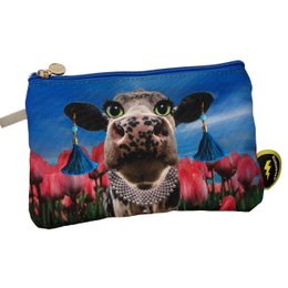 Pencil/make up bag - Funky cow