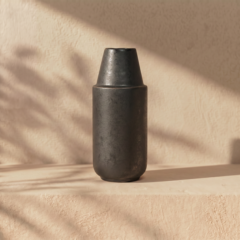 Keramisk karaffel 750 ml - glaseret stentøj, tåler opvaskemaskine | Lys Samling