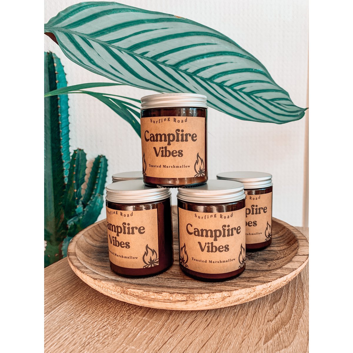 Campfire vibes candle - Toasted Marshmallow