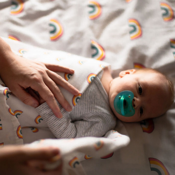 Muslin Swaddles - Rainbow - 2 pack