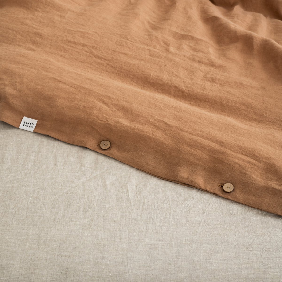 Funda Nórdica De Lino Camel