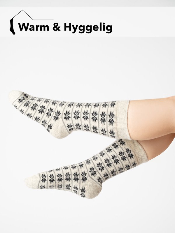 Scandinavian wool socks "Denmark"