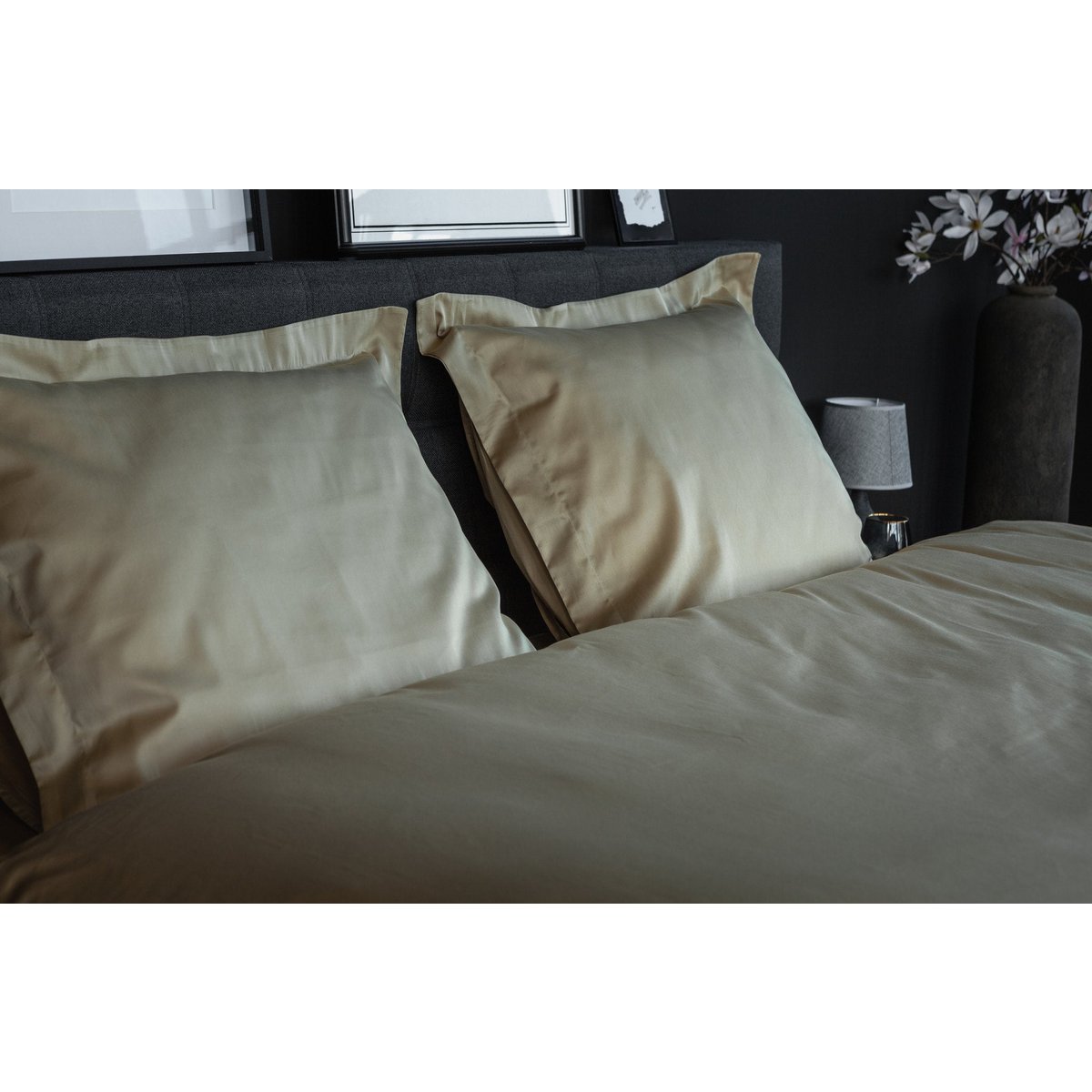 100% Cotton Satin Duvet Cover Set Summer Glow