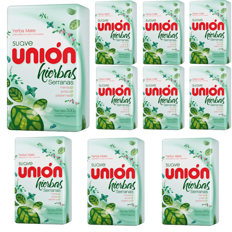 Yerba mate Union hierbas serranas 500g
