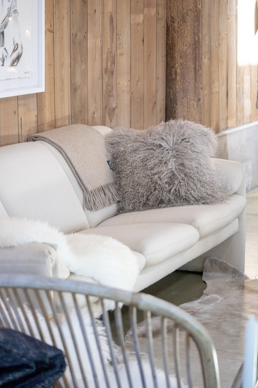 Tibet sheepskin cushion | 15 colors | 45x45cm