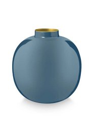 Vase Metal Light Blue 23cm