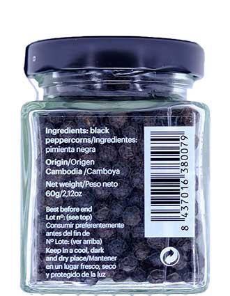 Sort Peber Kampot 60g