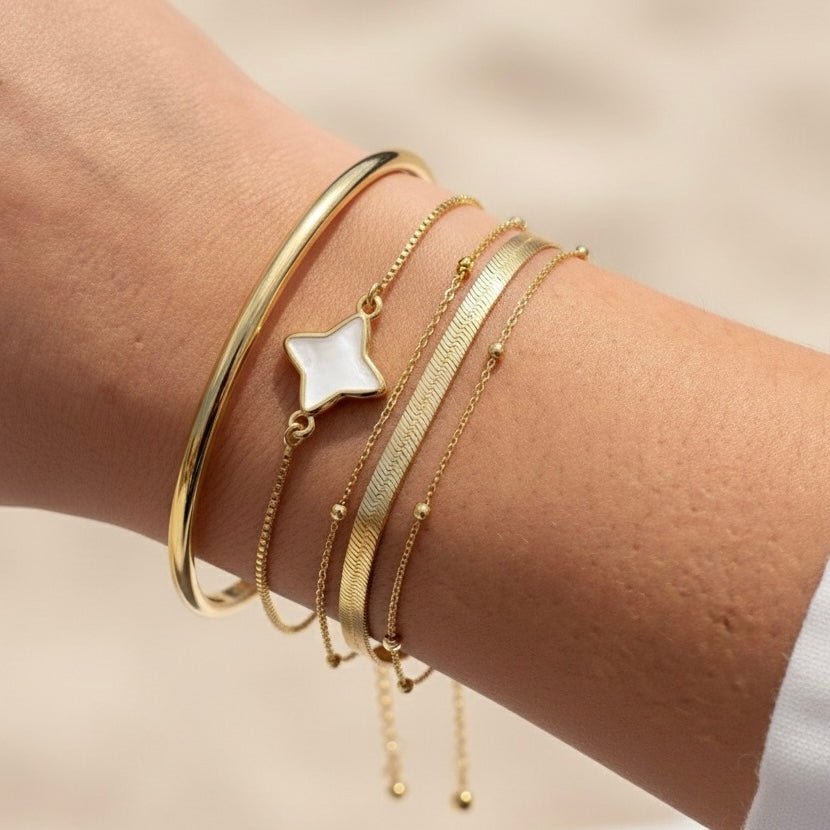 VELIA – Armband mit vergoldetem Stern