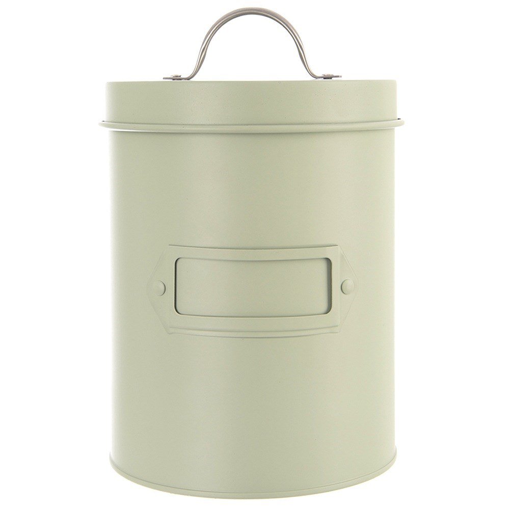Pojemnik do przechowywania metal zielony zielony 1,3 l