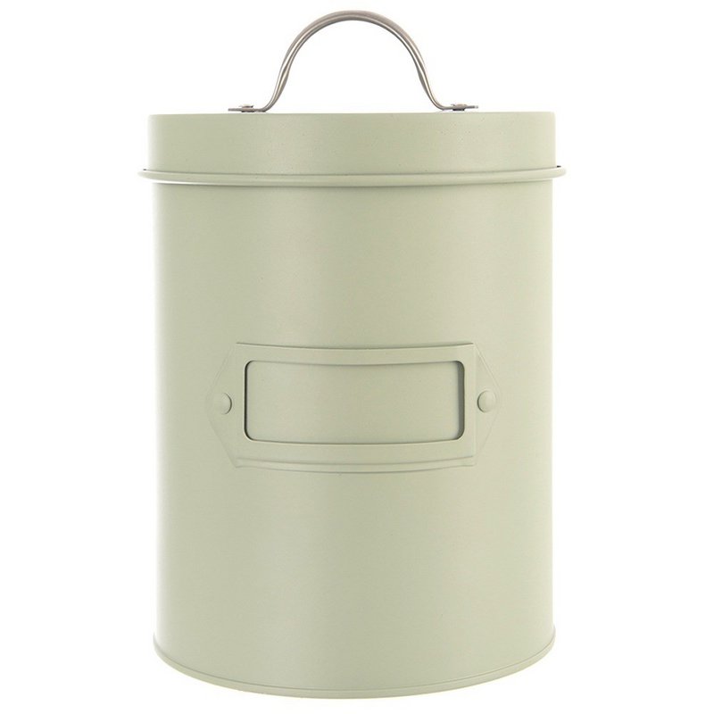 Pojemnik do przechowywania metal zielony zielony 1,3 l