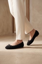 TED BLACK – Ballerina's van imitatiebont