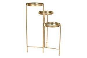 SPIEGELMETALLREGAL 49,5X49,5X80 GOLDEN MB196087