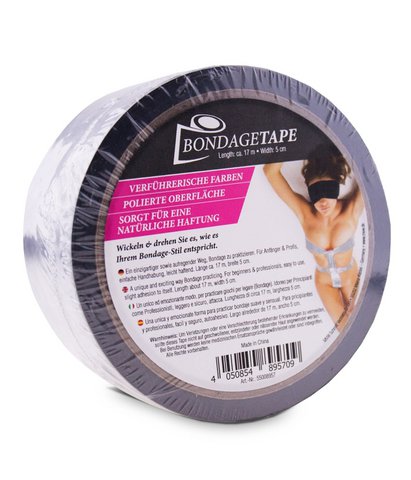 MVW Bondage Tape Silver -15 meter
