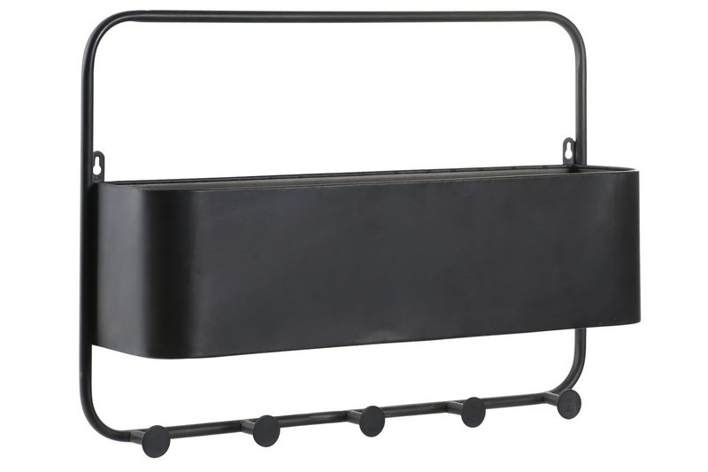 APPENDINO IN METALLO 60X14X41,5 NERO ES182037