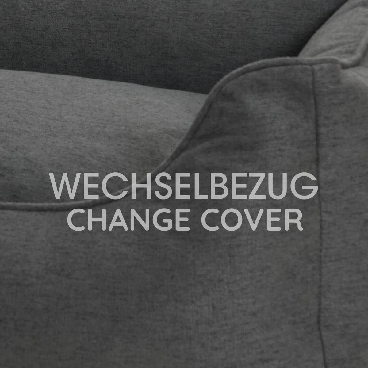 Wechselbezug Hundebett Box Bett Ono graphit