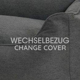 Wechselbezug Hundebett Box Bett Ono graphit