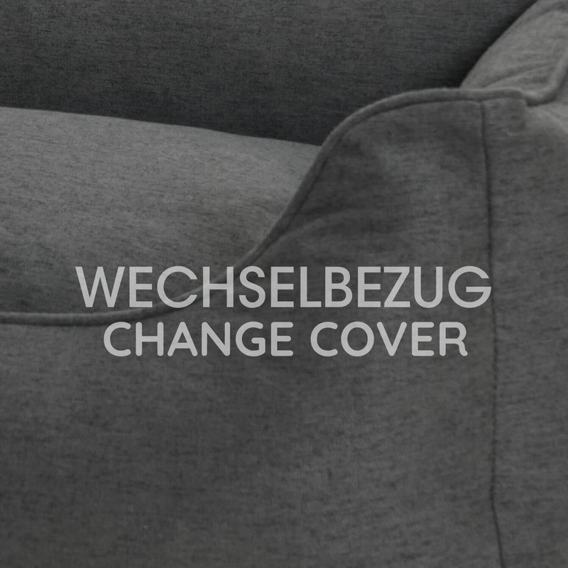 Wechselbezug Hundebett Box Bett Ono graphit