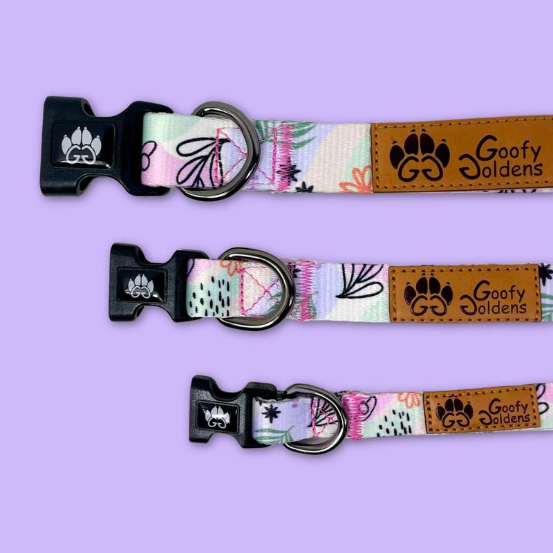 Pastel dog collar
