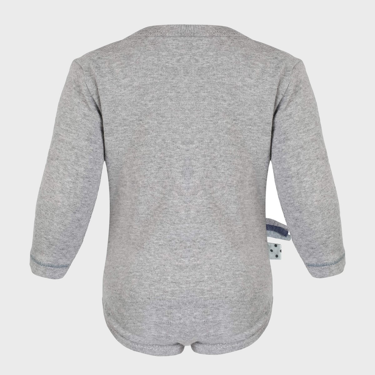 OrganicEra Organic Baby L/S Bodysuit, Grå