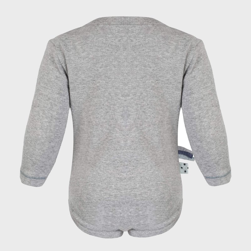 OrganicEra Organic Baby L/S Bodysuit, Grå