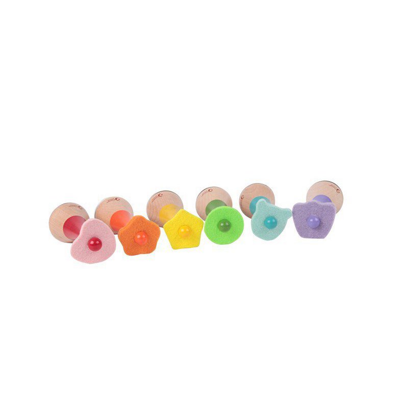 Rainbow Maracas - 5.5x16x5.5cm