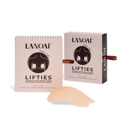 Peach cocoa silicone nipple covers lifting support two pack reusable pasties