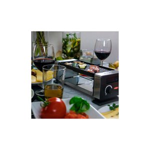 Raclette-Set für 2 Personen mit Rotel-Pfännchen und Pfannenwender
