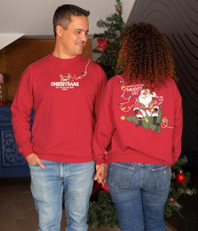 Julesweatshirt - Glow in the Dark