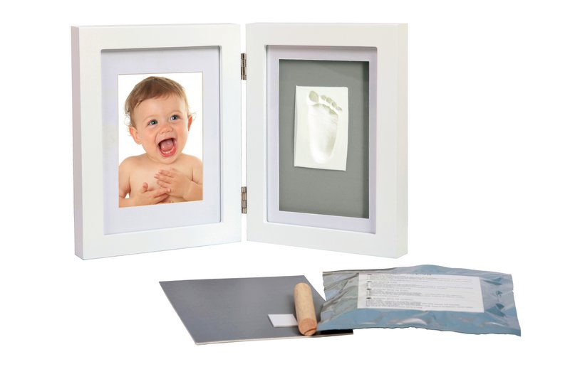 Adora Double Frame – Baby Hand/Footprint & Photo
