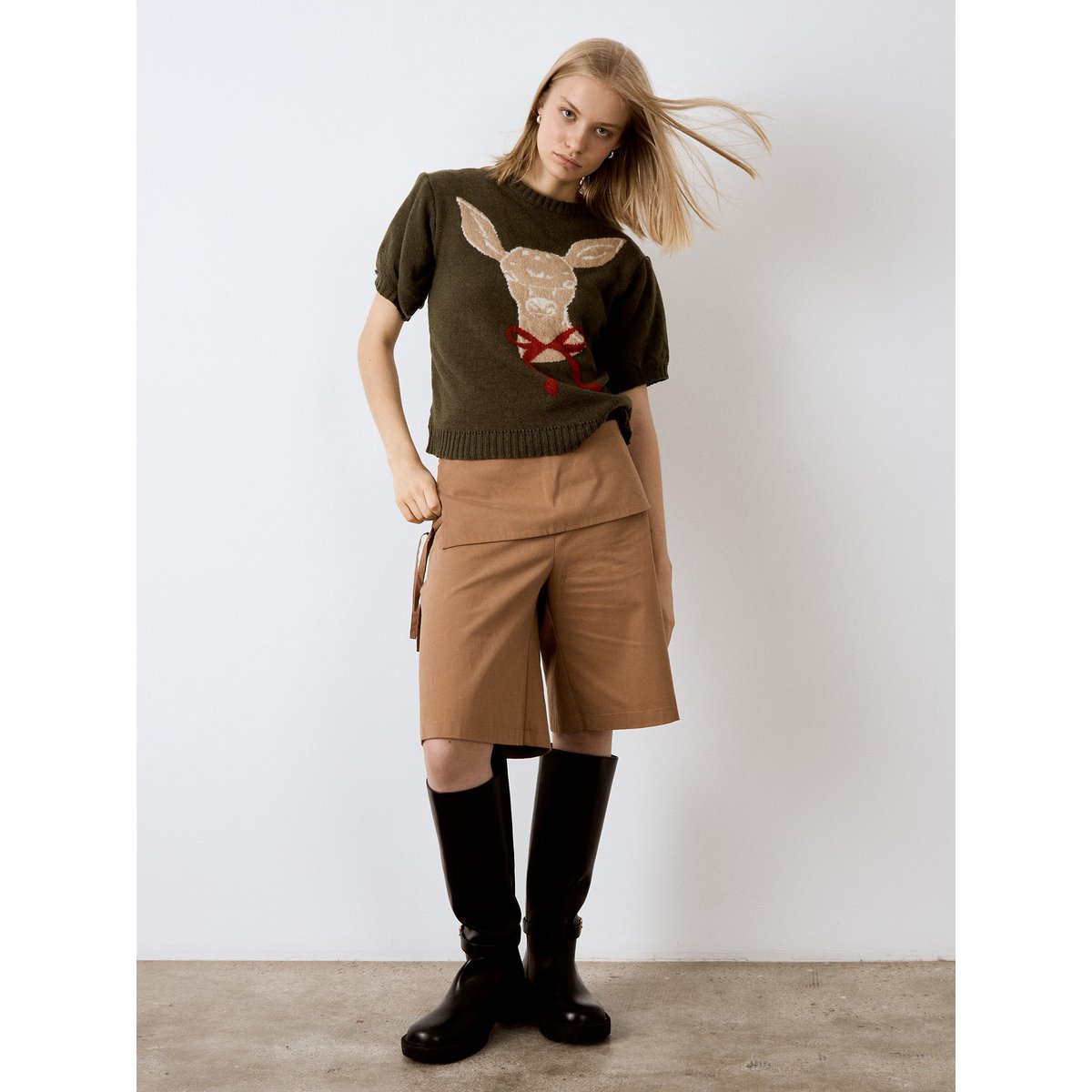 Chalet Brown Bermudas