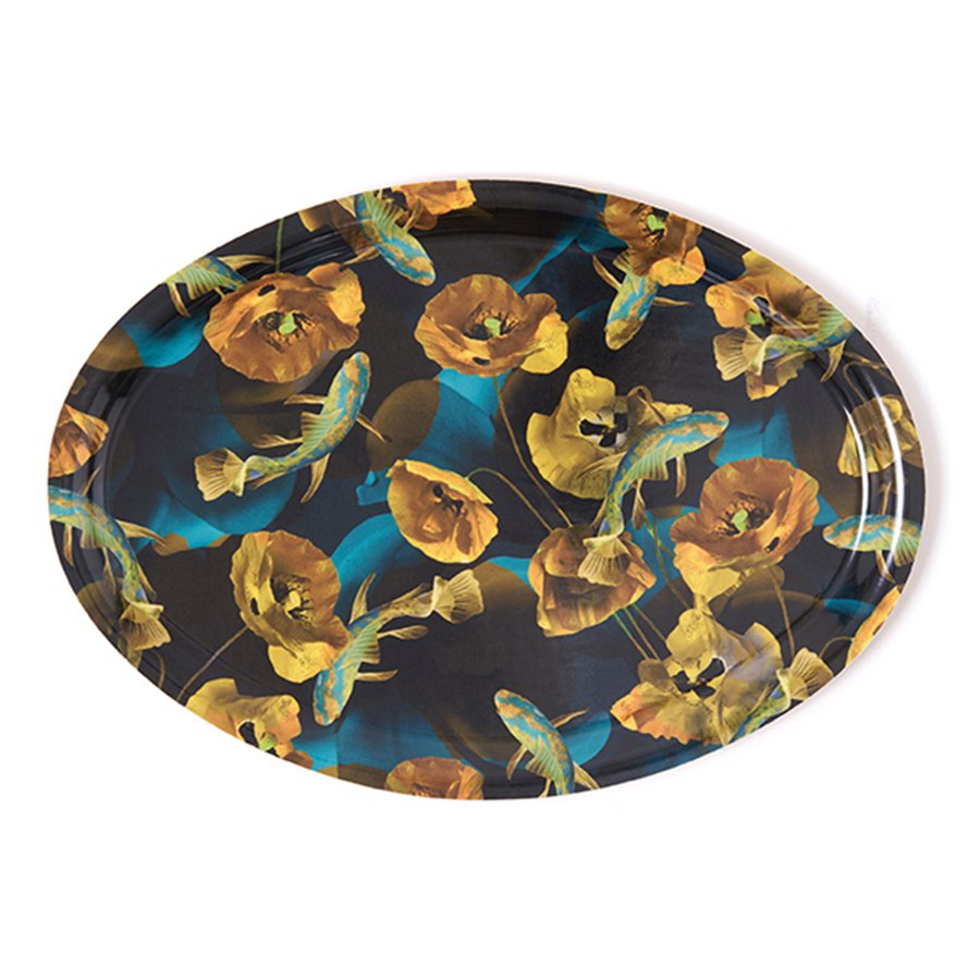 Esmeralda oval tray