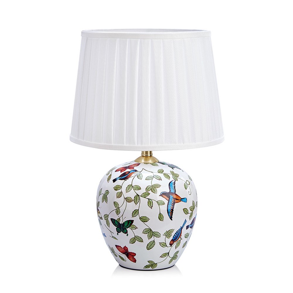 MANSION Table 1L 48cm Patterned/White