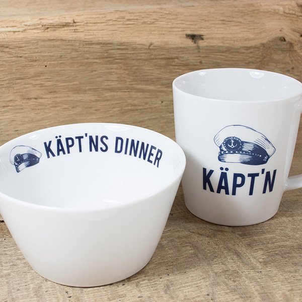 Porcelænsskål Kaptajnens middag