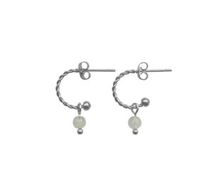 Earrings Moonstone - Silver