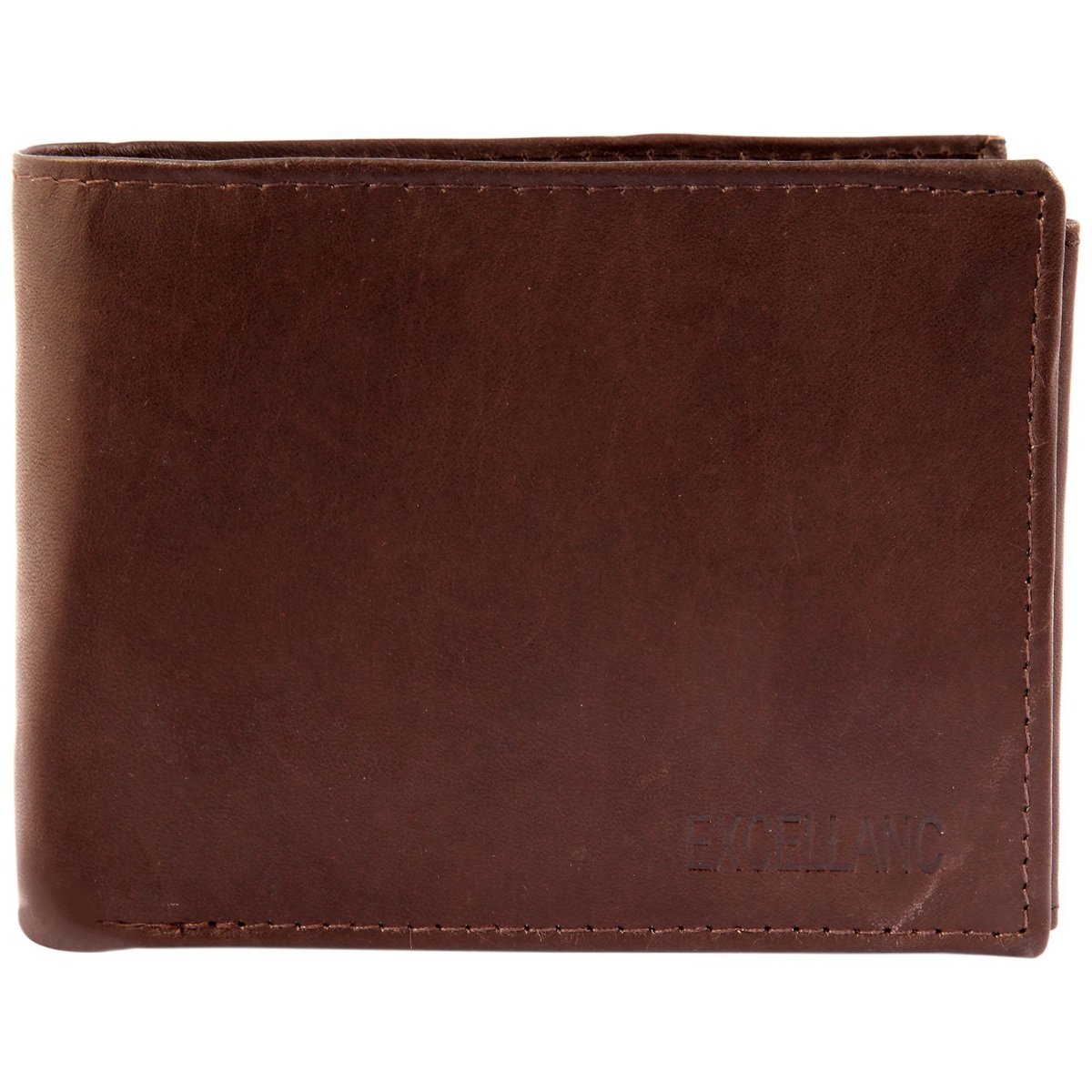Excellanc wallet in dark brown