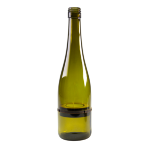 Upcycle Windlicht hergestellt aus einer Flasche