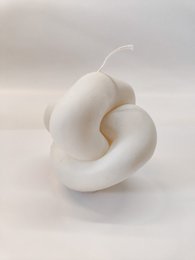 Big knot candle | rapeseed wax
