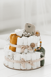 Windelkuchengewebe, Beige