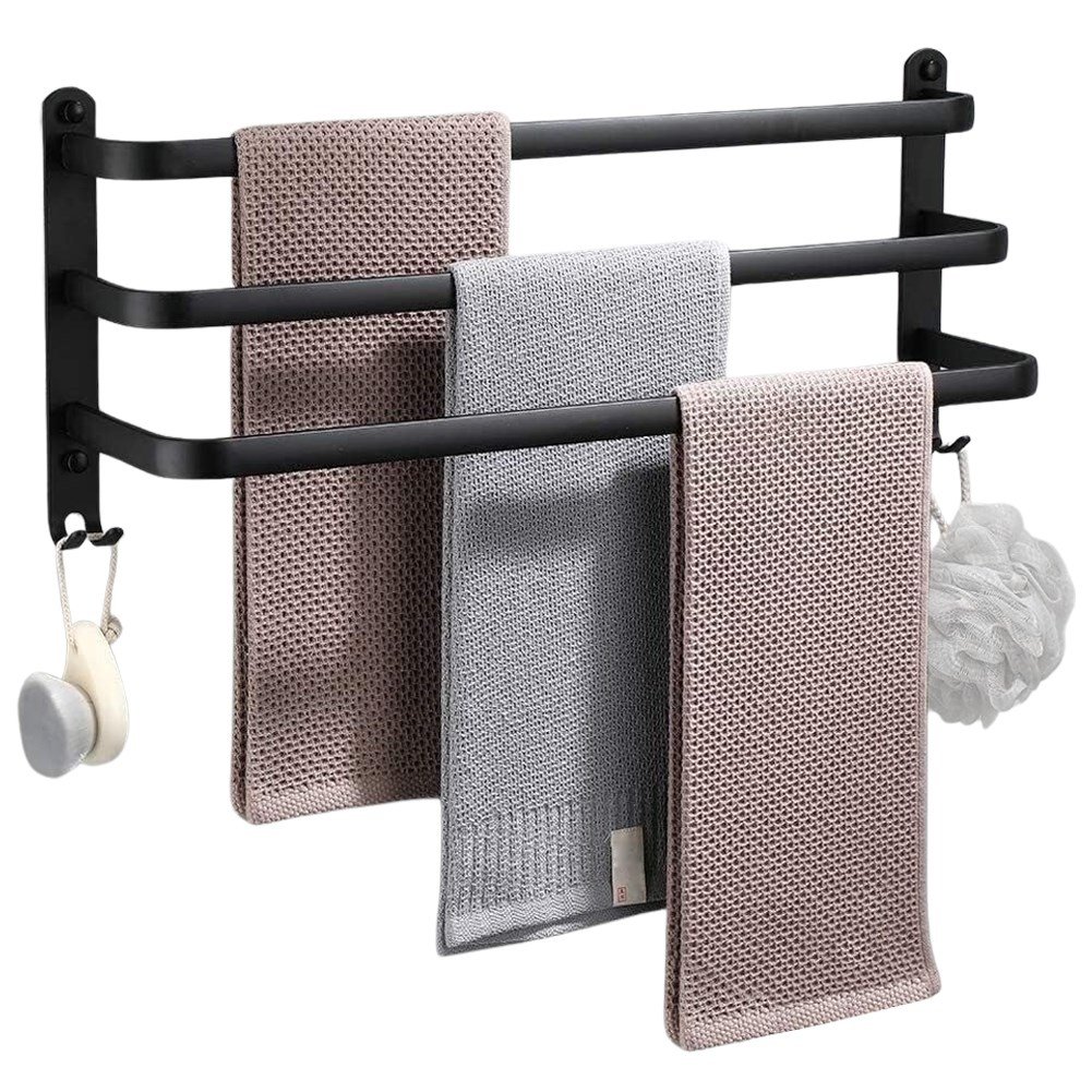 Handdoekrail metaal 50cm