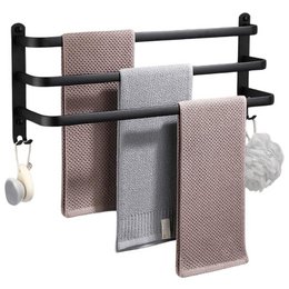 Handdoekrail metaal 50cm