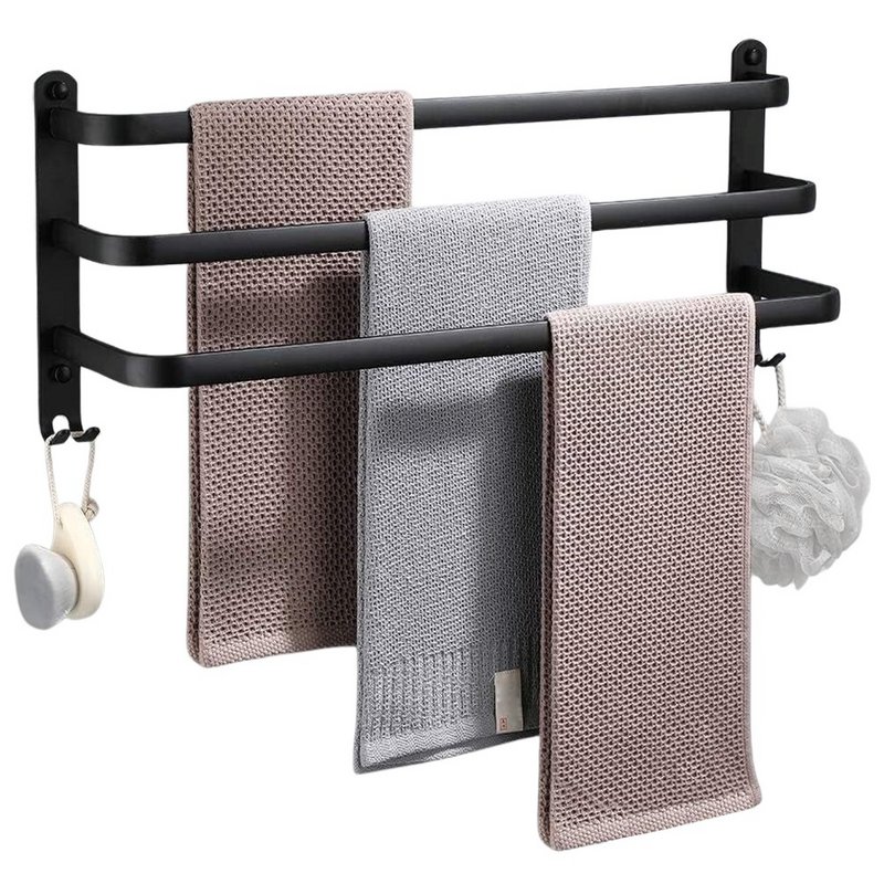Handdoekrail metaal 50cm