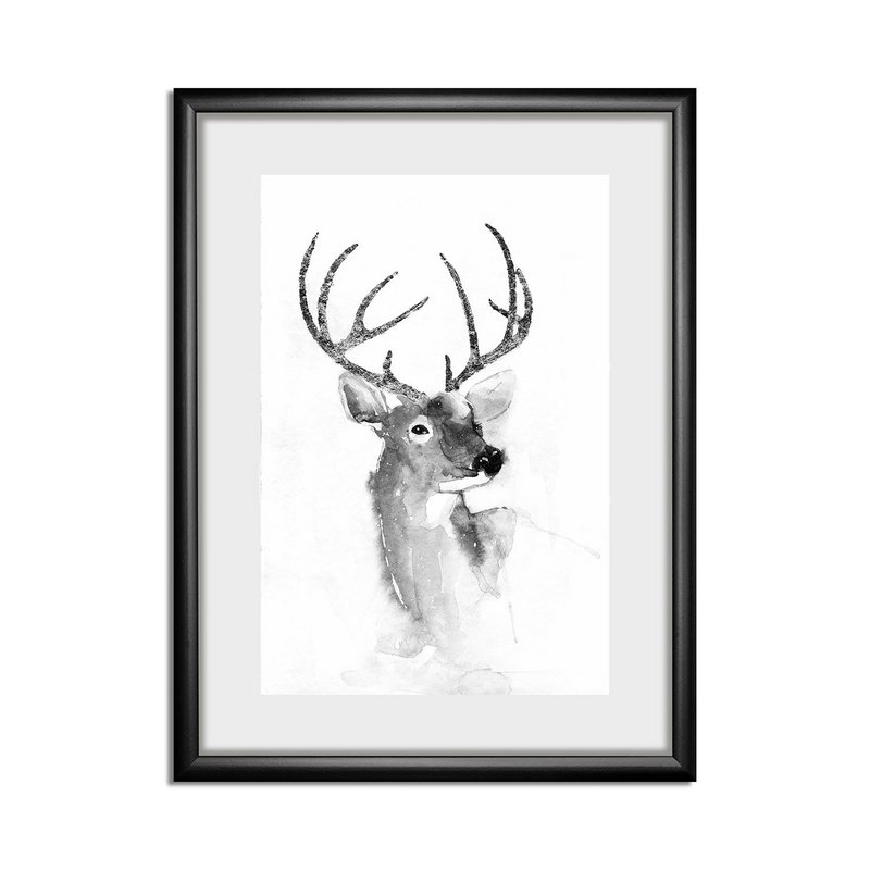 Frame picture - Deer