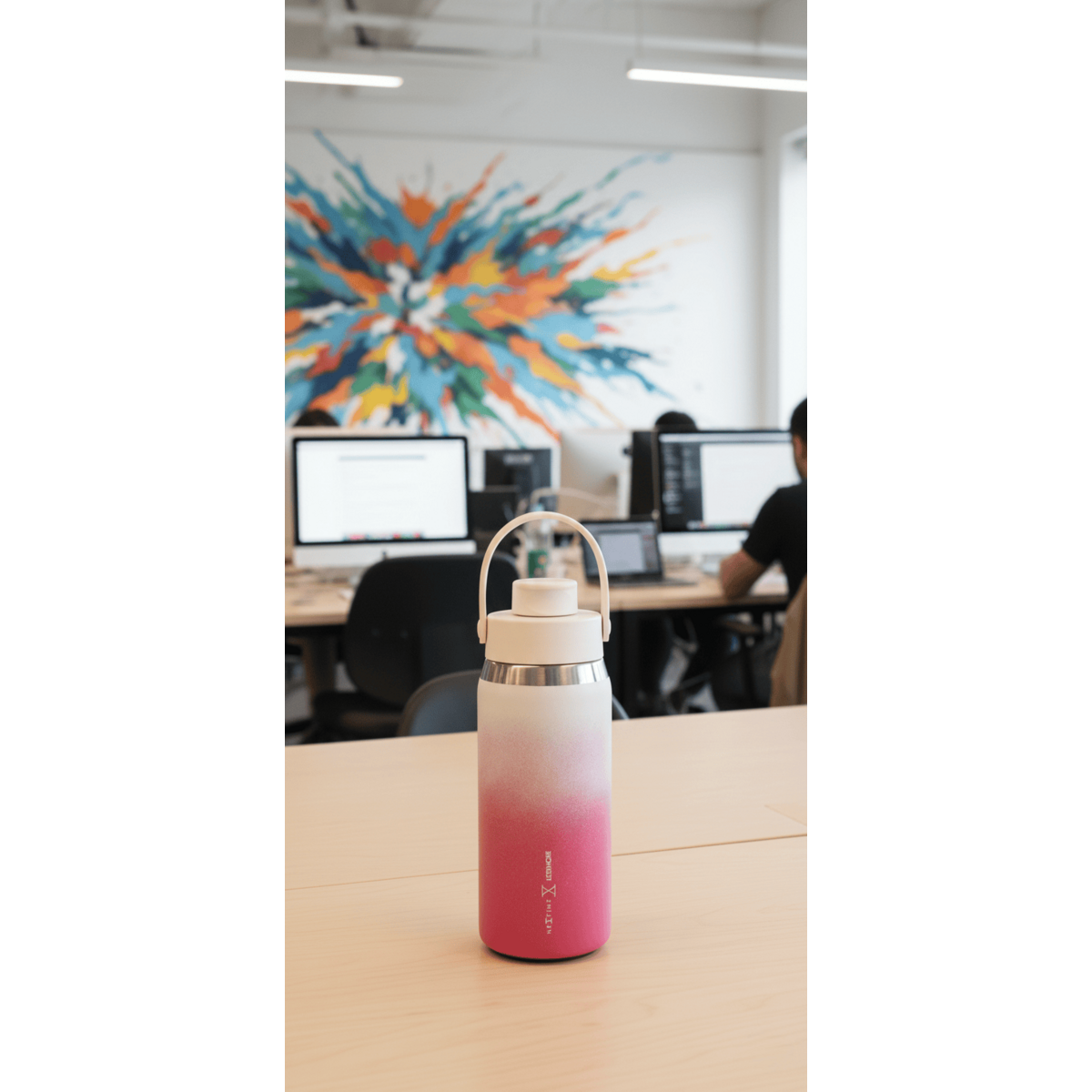 Termisk drikkevare – lærredsflaske 355/473/710 ml (12/16/24 oz) Cherry Blossom farve
