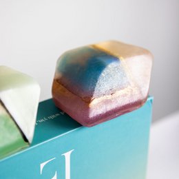 Gift set crystal soaps - Aquamarine & Opal
