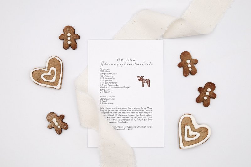 Postkarte - Pfefferkuchen