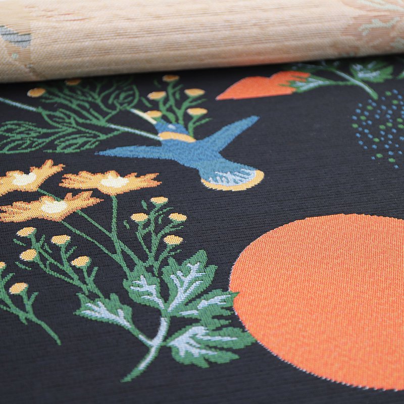 Tapis design oiseaux udendørs blomster s