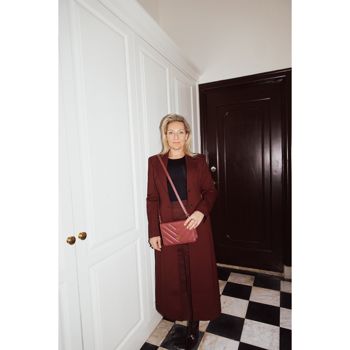 Clutch Diva Apple Burgundy