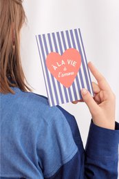Coeur carte à la Life à l'amore